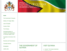 Tablet Screenshot of guyanaembassyusa.org